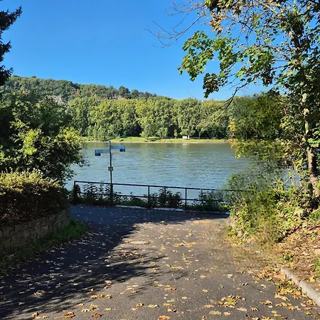 公寓 Sanierte Altbauwohnung Mit Arbeitszimmer & Parkplatz Am Rhein
